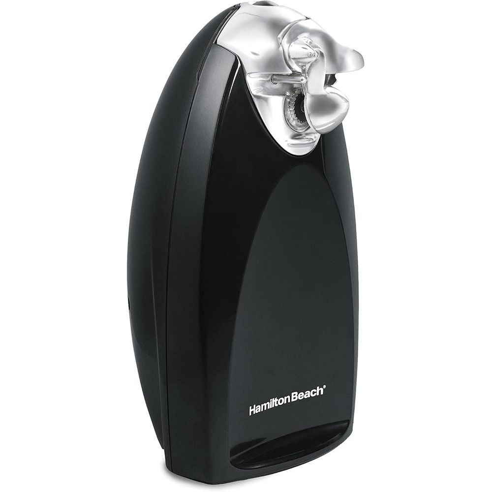 Electric Can Opener - Klassischer Chrom-Elektro-Dosenöffner mit automatischer Abschaltung |