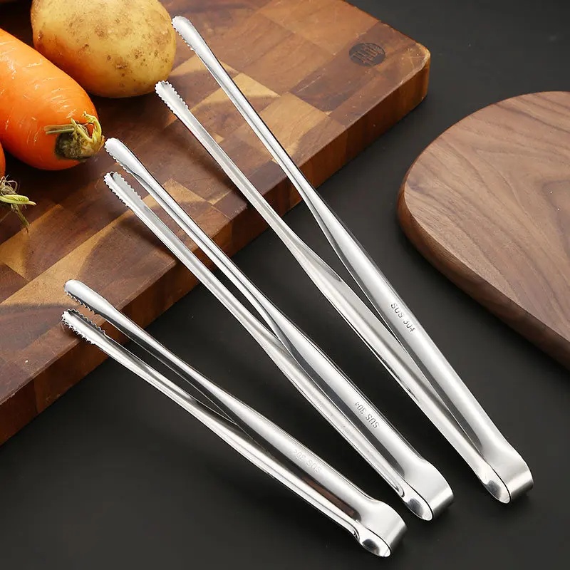 Kitchen Gadget Amazon - 304 Edelstahl Grillzange Lebensmittelclip BBQ Steakzange