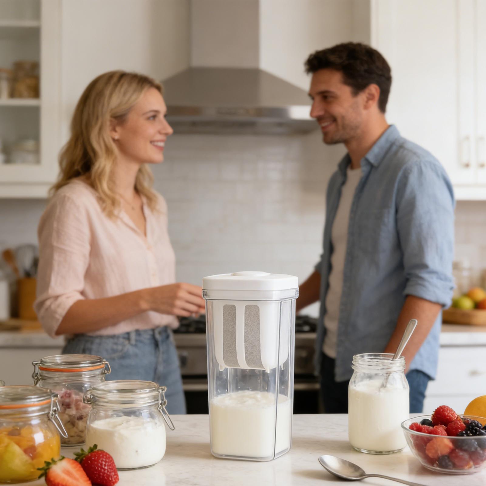 Kitchen Gadgets Rice Filter - Joghurt-Sieb, wiederverwendbar, feinmaschig, Küchenhelfer, Joghurt-Separator, Saftfilter,