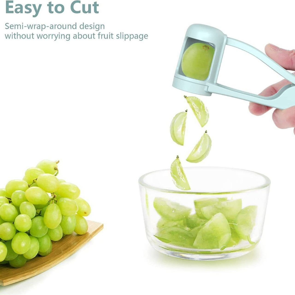 Kitchen Gadgets For Kids - Kirschtomaten- und Traubenspalter, Sicherer Obstschneider, Praktisches