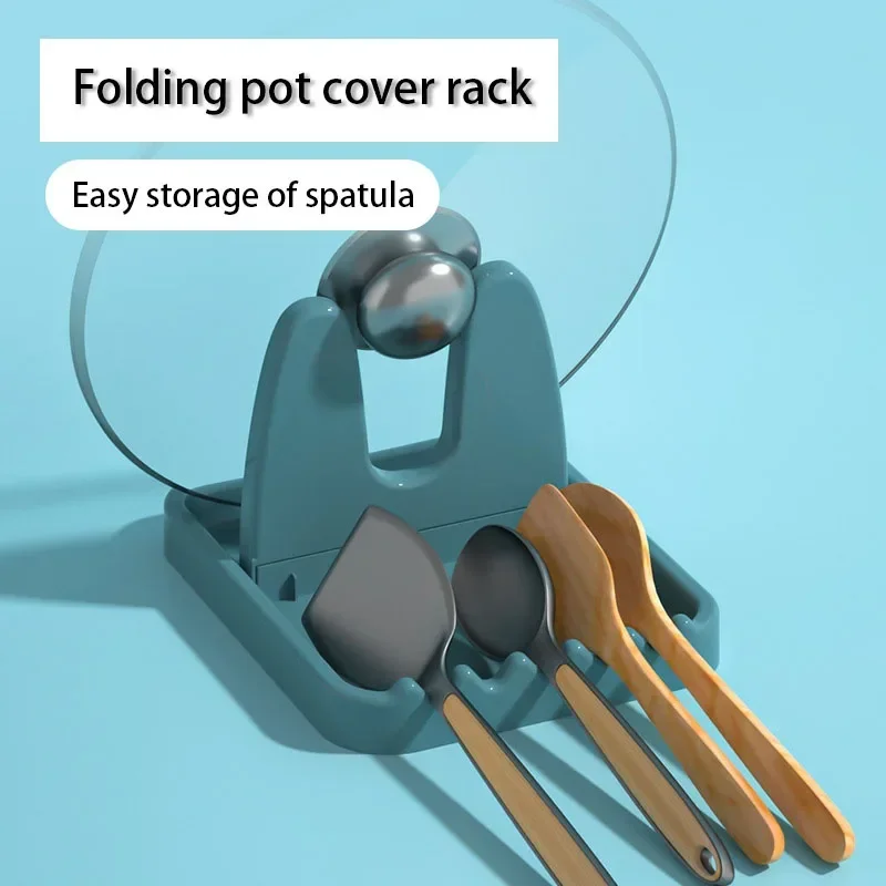 Kitchen Gadgets Under 100 - 1pc Faltbare Topf Deckel Rack Stehen