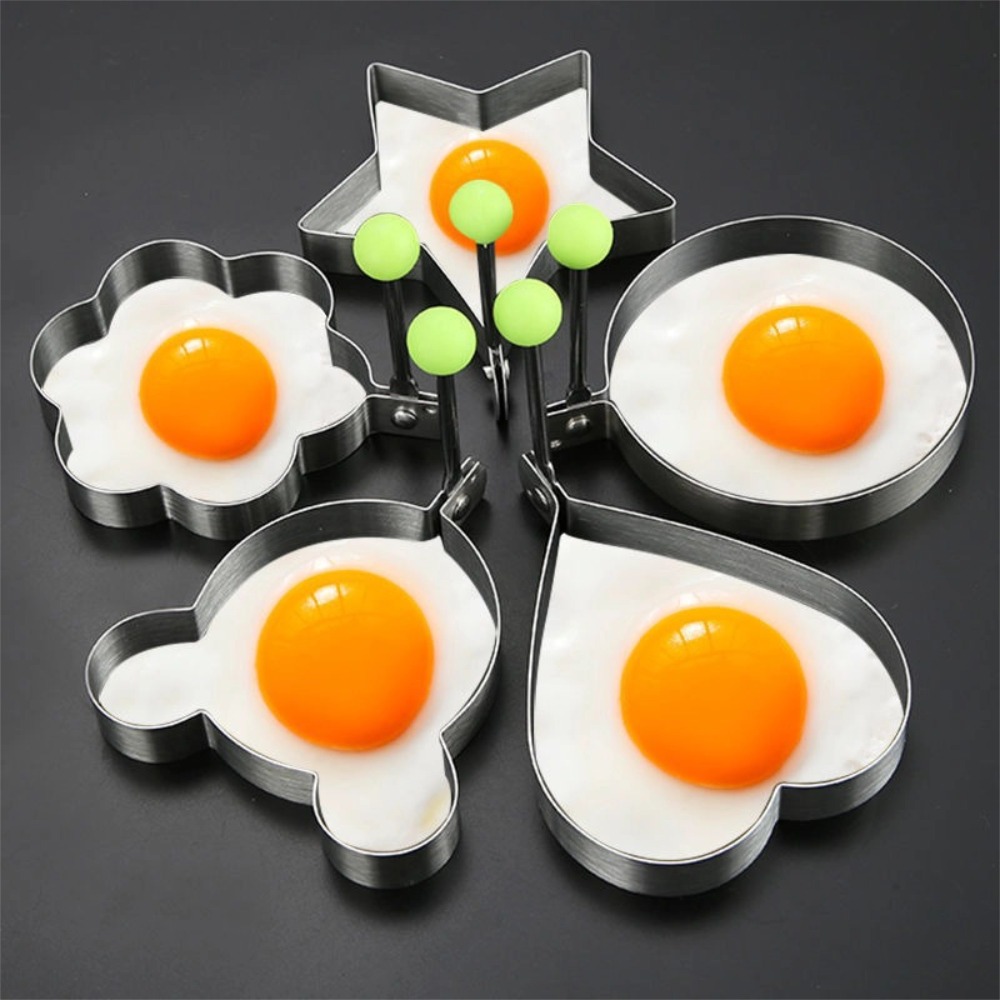 Kitchen Gadgets For Kids - Meistverkaufter Kreativer Edelstahl-Herzform-Eierring-Former Niedlicher Cartoon-Bratierform für
