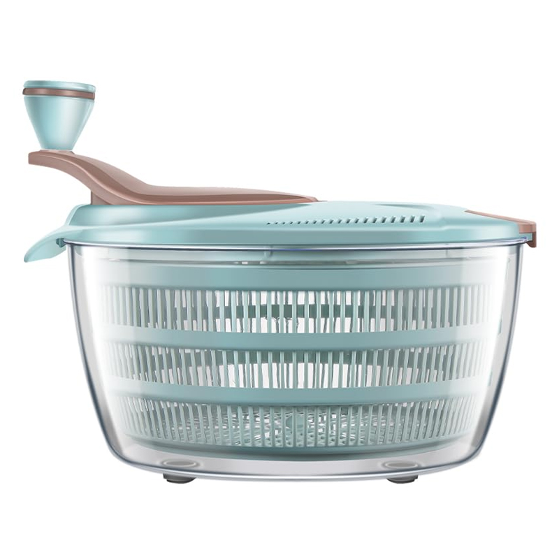 Salad Spinner - Salatschleuder mit doppelten Drainagelöchern, Salattrockner zum