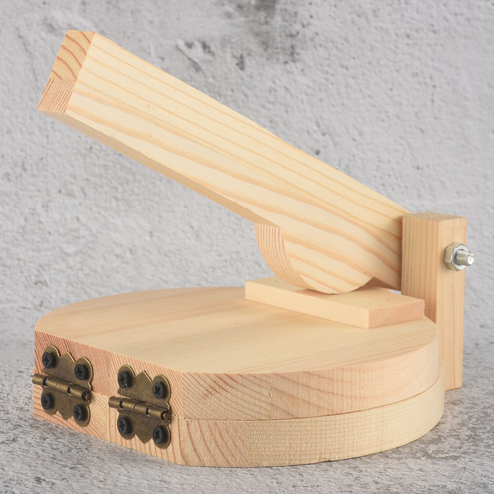 Kitchen Gadgets Roti Maker - Y42A-Holz-Tortillapresse Teigtaschenformer Chapati Roti Taco Mais-Presse