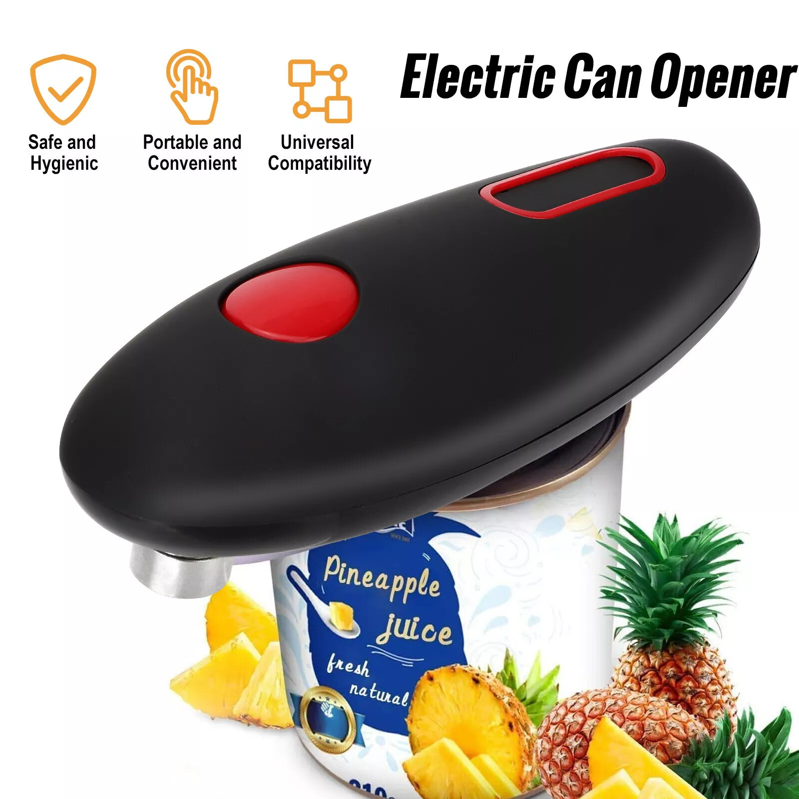 Electric Can Opener - Elektrischer Kommerzieller Dosenöffner mit Glatter Kante