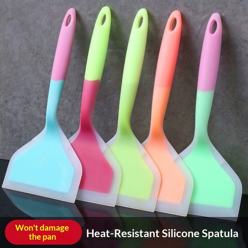 Kitchen Gadgets Under 100 - Silikon-Küchenspatel, breite Kochschaufel, antihaftbeschichteter Schaber, Wender