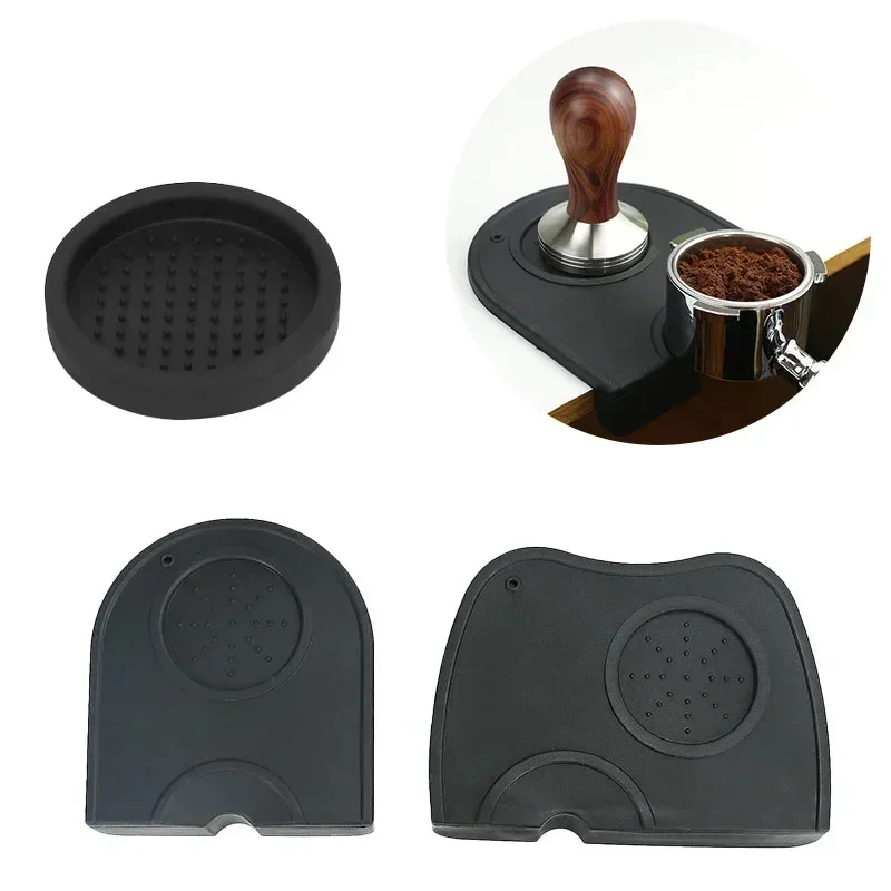 Kitchen Gadgets And Accessories - Kaffeepulver-Pad, rutschfeste Silikon-Stampfstation, Espresso-Matte für Zuhause,