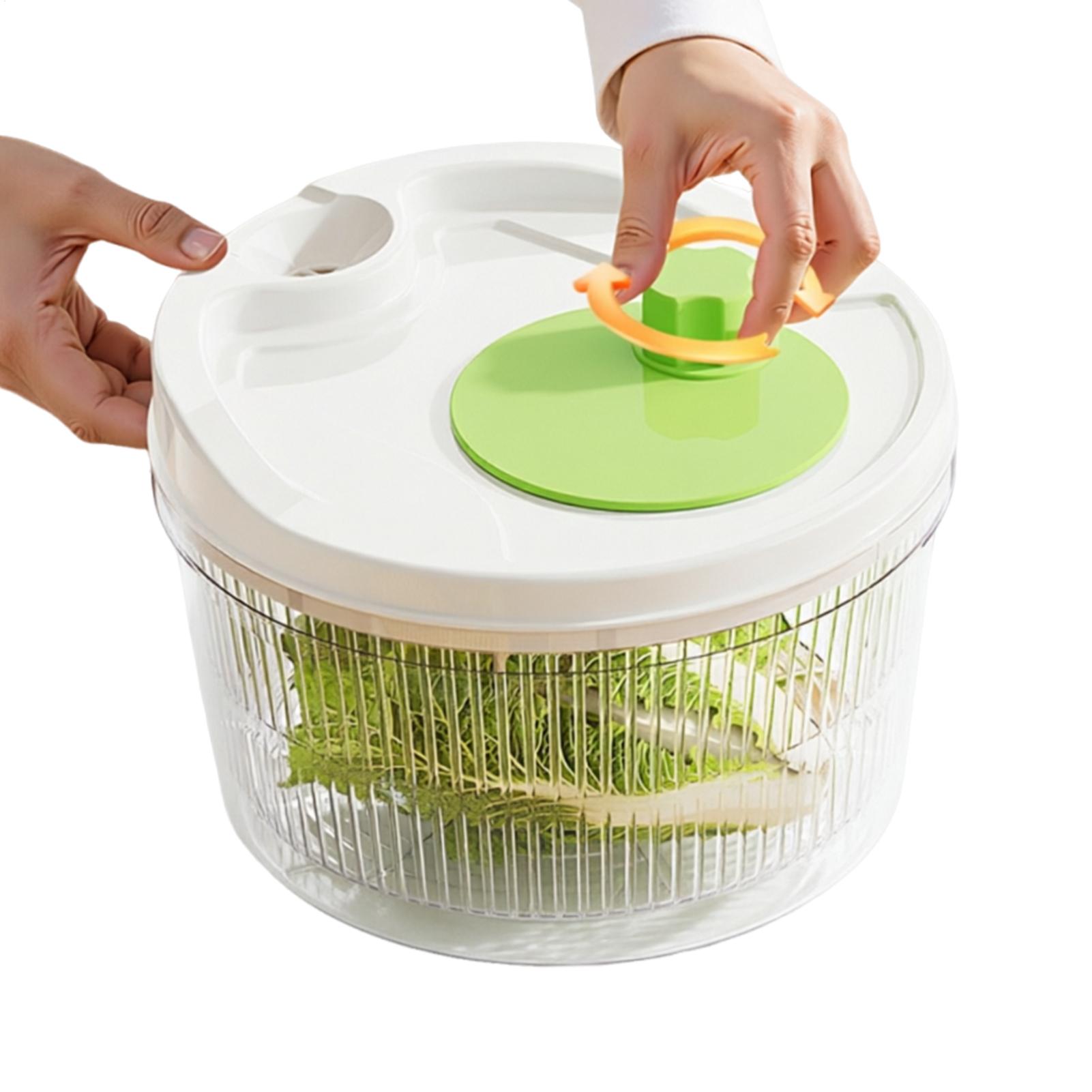 Salad Spinner - Salatschleuder mit manueller Kurbel, Salat- und