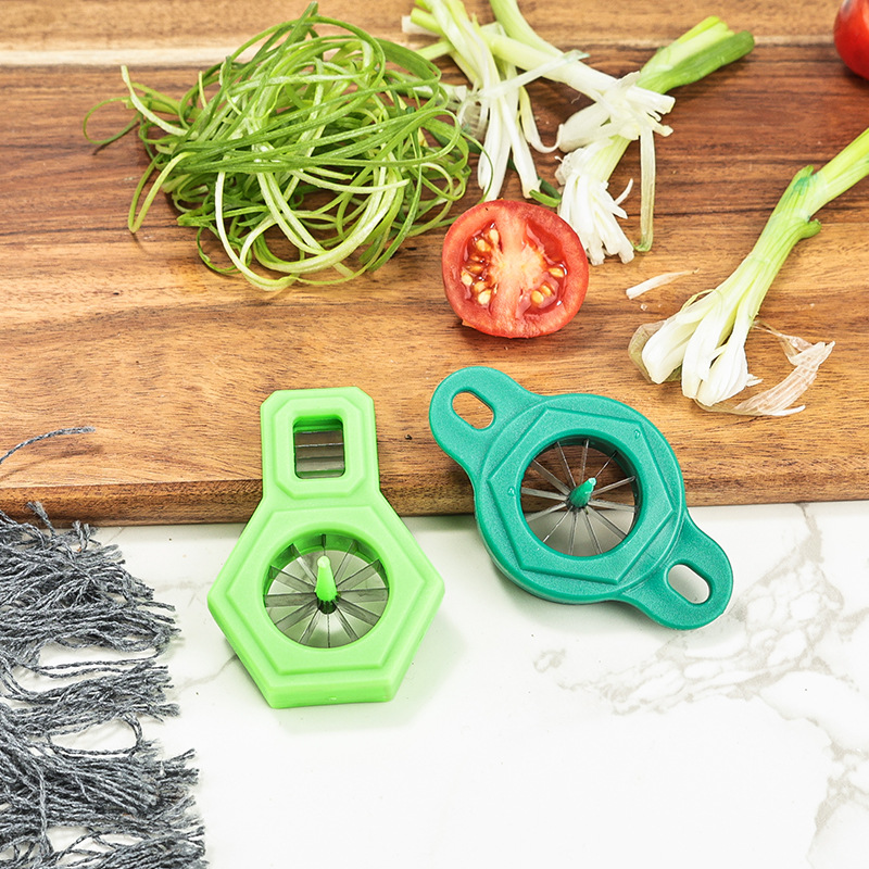 1PC Grün Zwiebel Slicer Cut Gr – Kitchen Gadgets Drawing Bewertung und Preis