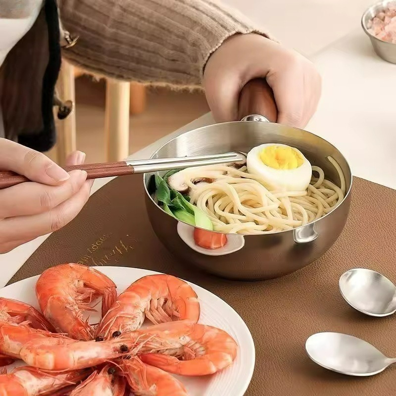 Edelstahl-Topf mit Walnussholz – Kitchen Gadgets And Accessories Bewertung und Preis