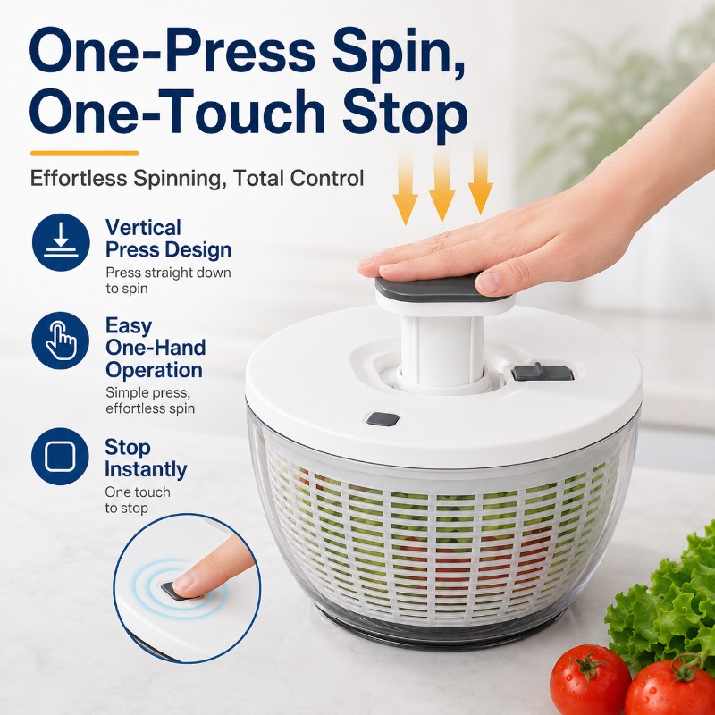 6L Manueller Salatschleuder-Ob – Salad Spinner Bewertung und Preis