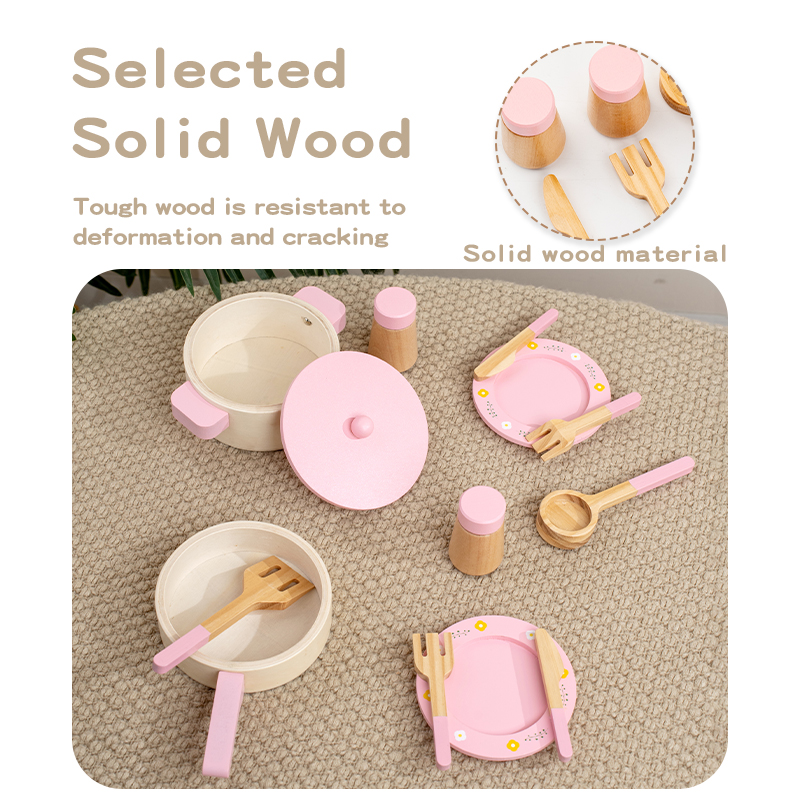 Holzküchen-Spielset für Kinder – Kitchen Gadgets For Kids Bewertung und Preis