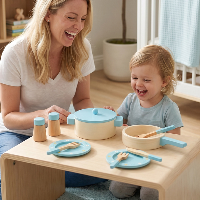 Holzküchen-Spielset für Kinder – Kitchen Gadgets For Kids Bewertung und Preis