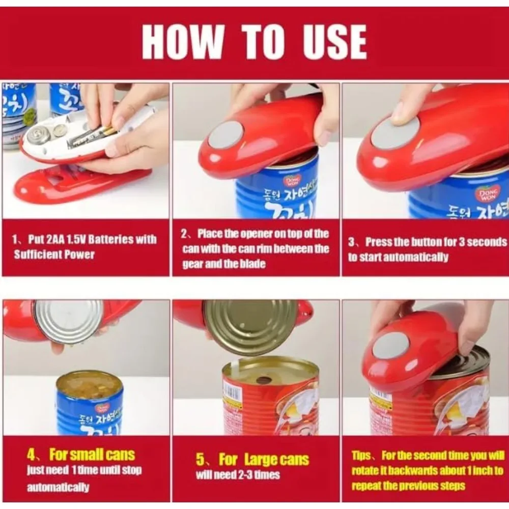 Elektrischer Dosenöffner, krea – Electric Can Opener Bewertung und Preis