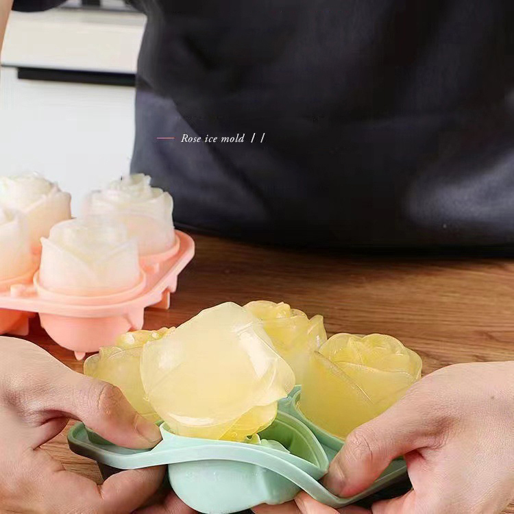 3D Rose Eis Formen 4 Löcher Ei – Kitchen Gadgets And Accessories Bewertung und Preis