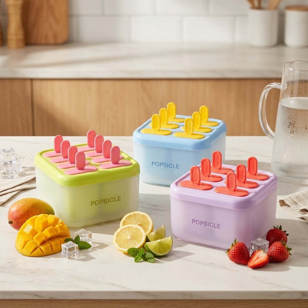 8er-Set Eisformen aus Kunststo – Kitchen Gadgets For Kids Bewertung und Preis