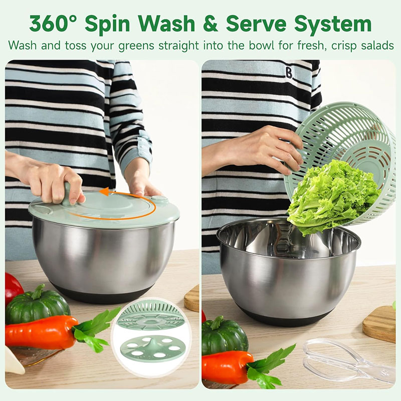Edelstahl-Salatschleuder mit S – Salad Spinner Bewertung und Preis